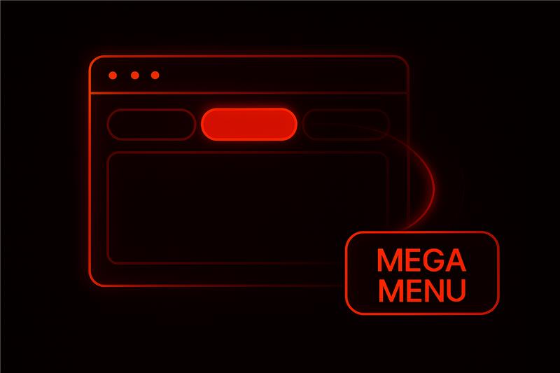 Adaire blocks mega menu